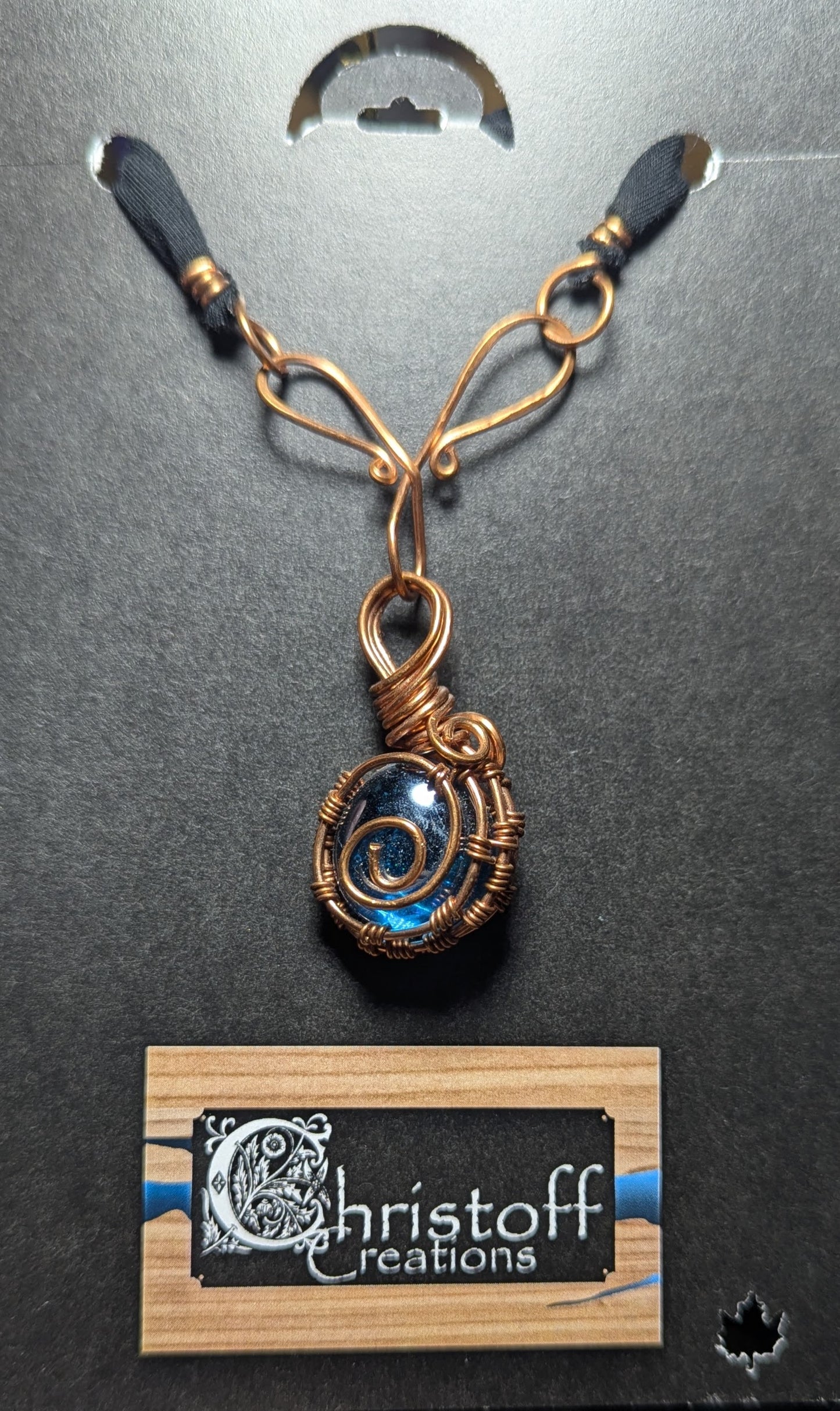 Aquarium Glass Bead Pendant