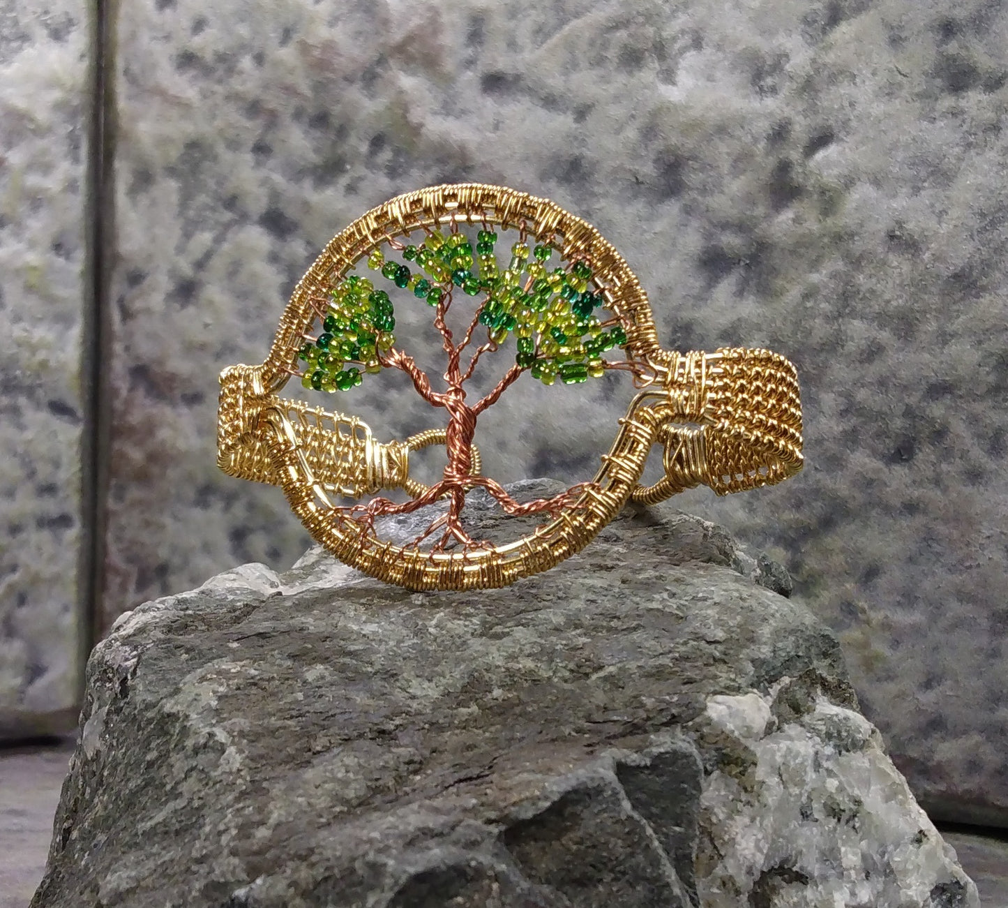 green tree of life bracelet