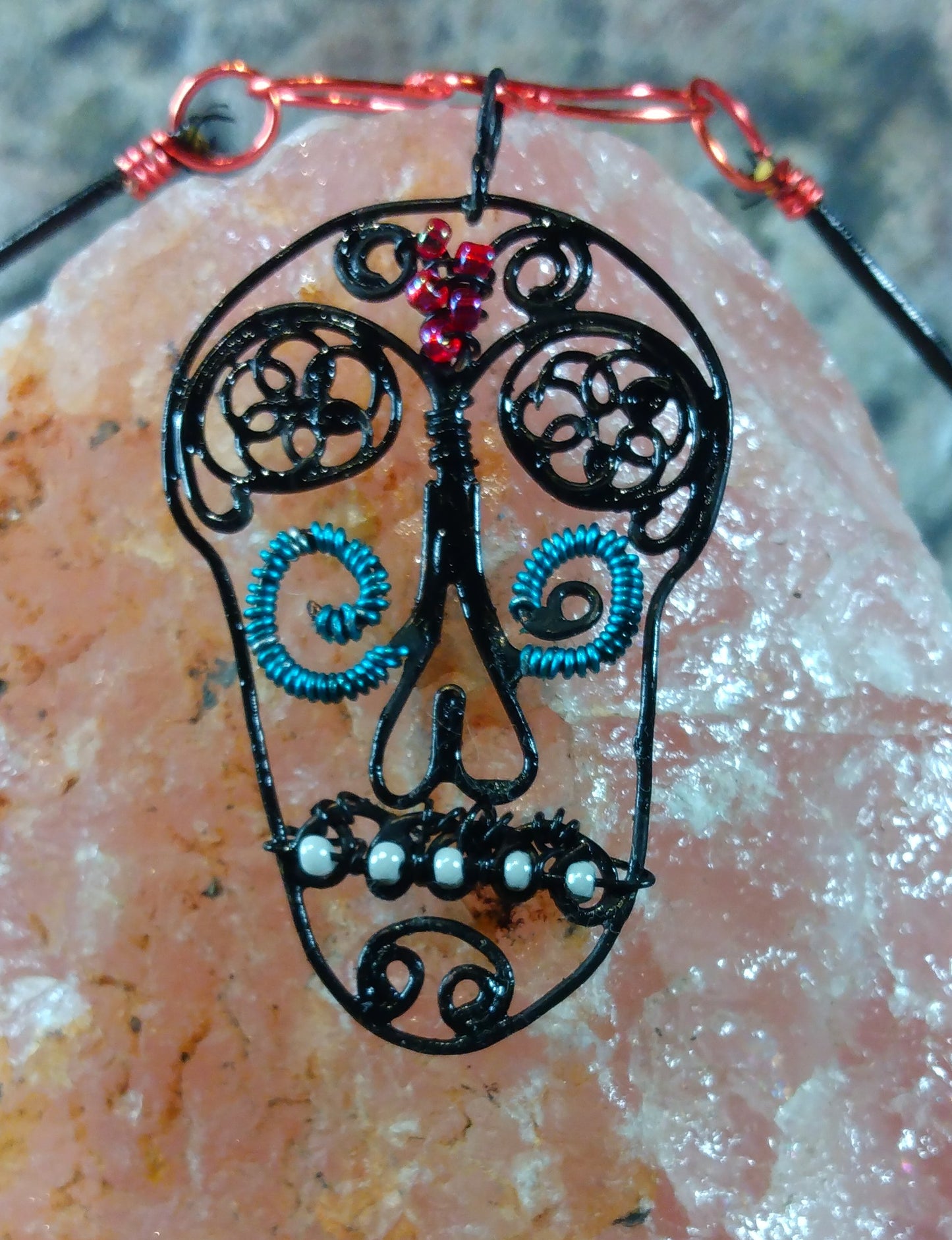 Day of the Dead Sugar Skull Pendant