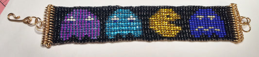 Pacman Beaded Bracelet