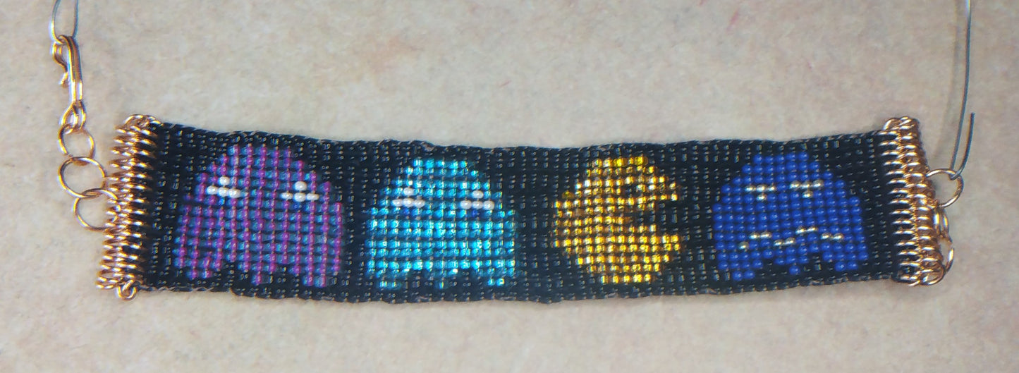 Pacman Beaded Bracelet