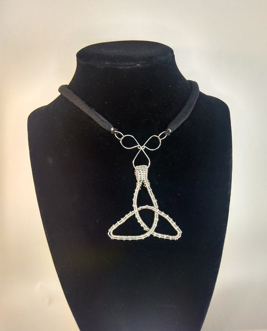 Large Triquetra / Celtic Trinity Knot Pendant