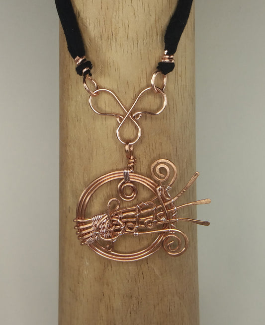 Treble Clef Music Pendant