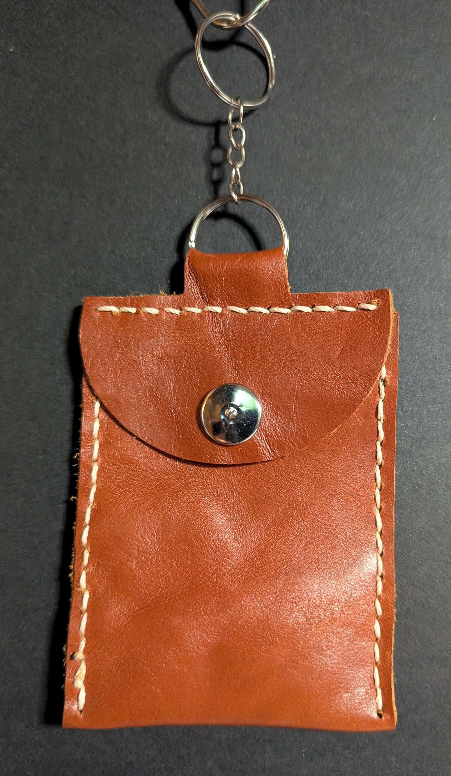 Leather Wallet Keychain