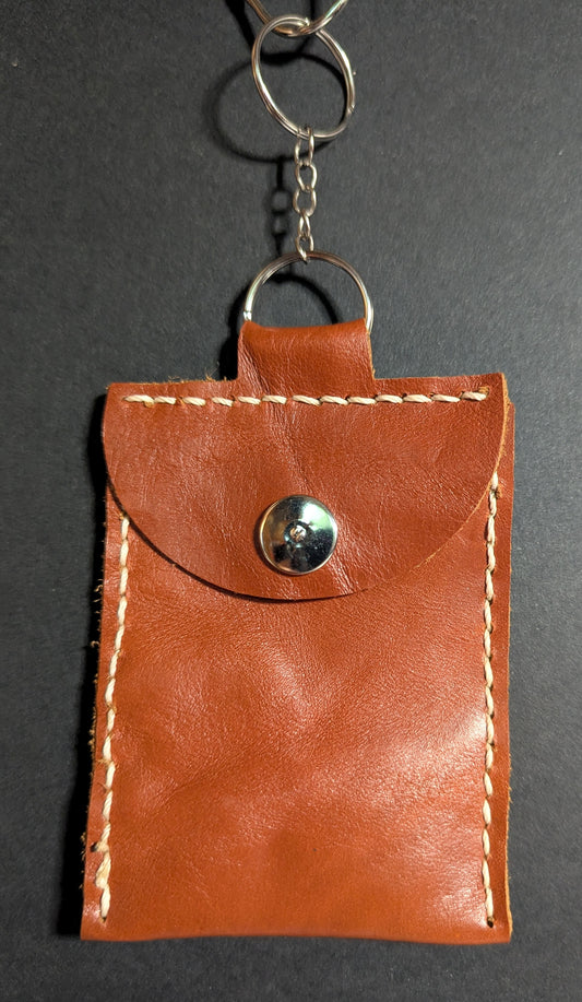 Leather Wallet Keychain