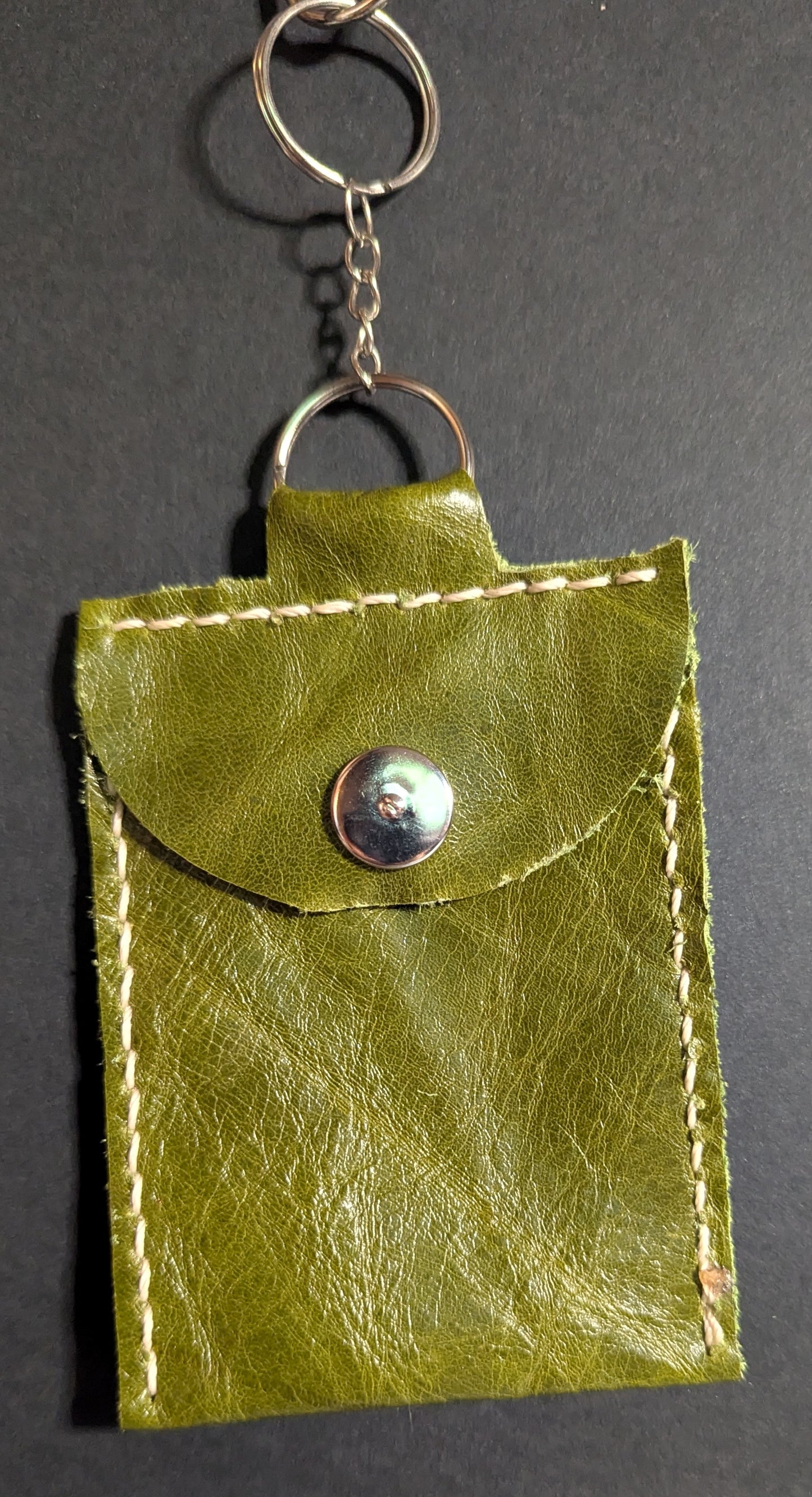 Leather Wallet Keychain