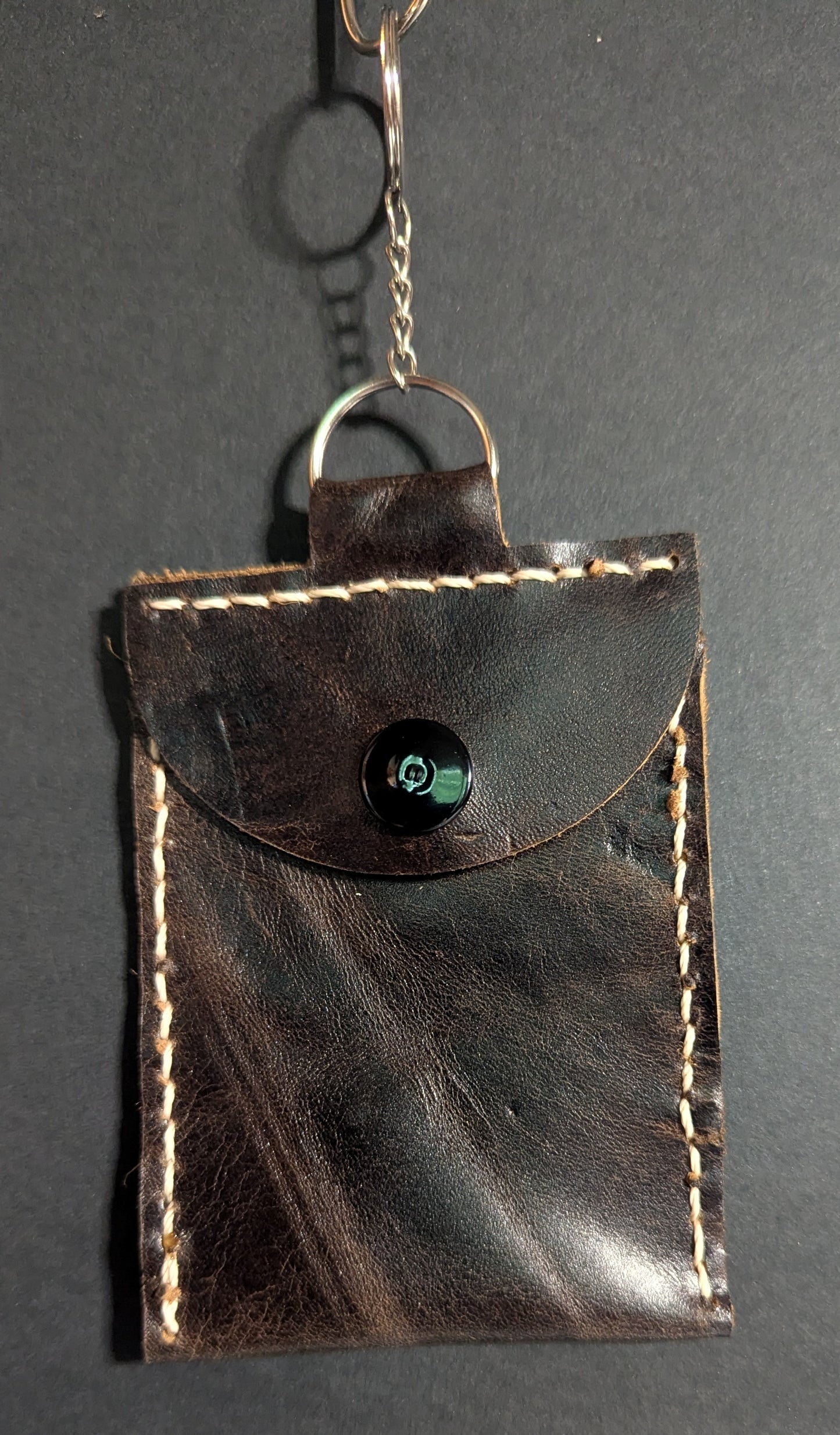 Leather Wallet Keychain