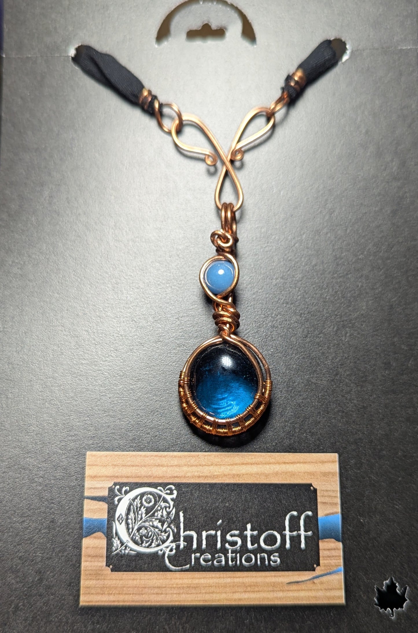Aquarium Glass Bead Pendant