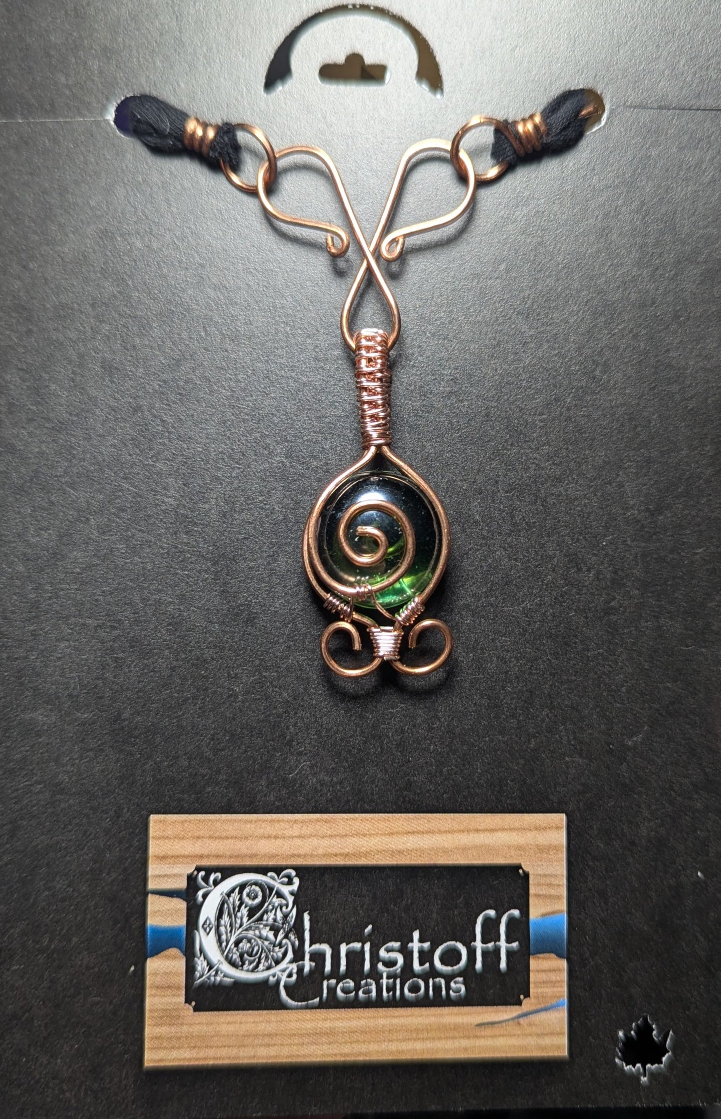 Aquarium Glass Bead Pendant